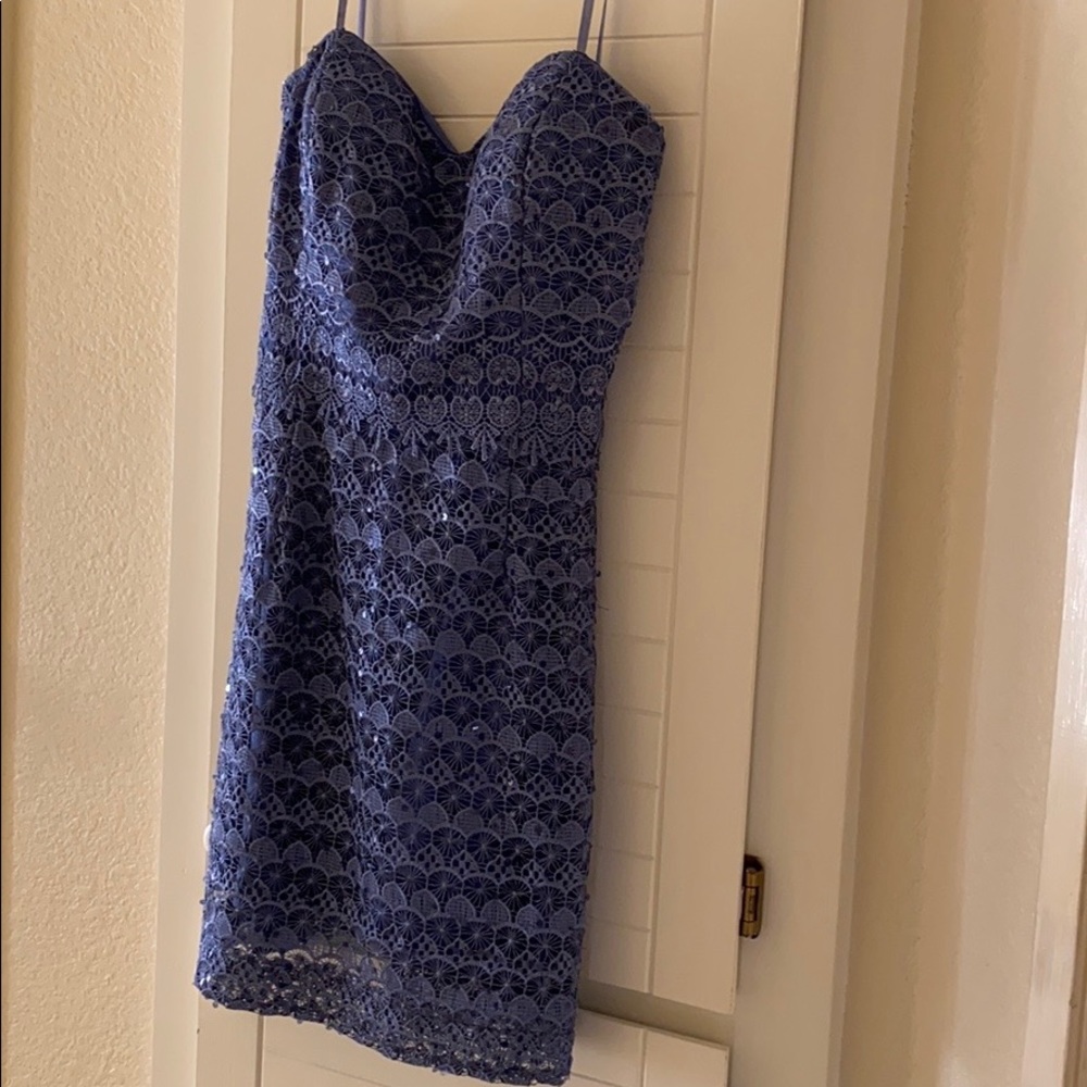 Hailey by Adriana Papell lace dress sz 12